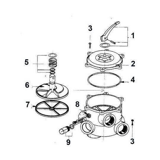 Kit Joints Vanne Top Midas Piscines Excellence